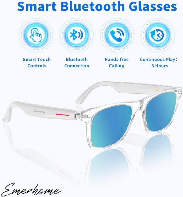Smart Bluetooth Sunglasses with Blue Light Protection - Image 3