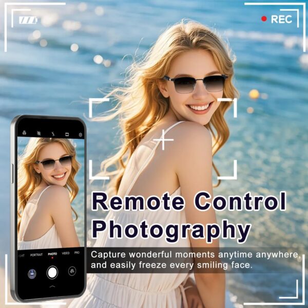 Bluetooth Smart Glasses: Color-Changing, Music, Remote Control - Image 4