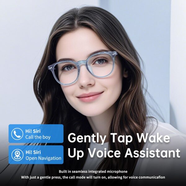 Bluetooth Smart Glasses with Photochromic Lenses & Audio - GS07 - Image 3