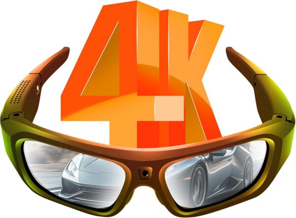 2025 Camera Glasses 4K: Smart Sunglasses with UV Protection for Sports