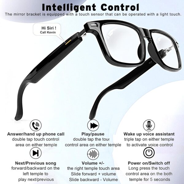 AI Translation Smart Glasses: 150 Languages, Chat GPT, Bluetooth 5.4 - Image 6