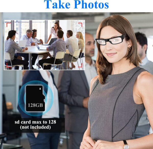 Camera Glasses Outdoor Sport Action 1080P HD Video Glasses - Image 6