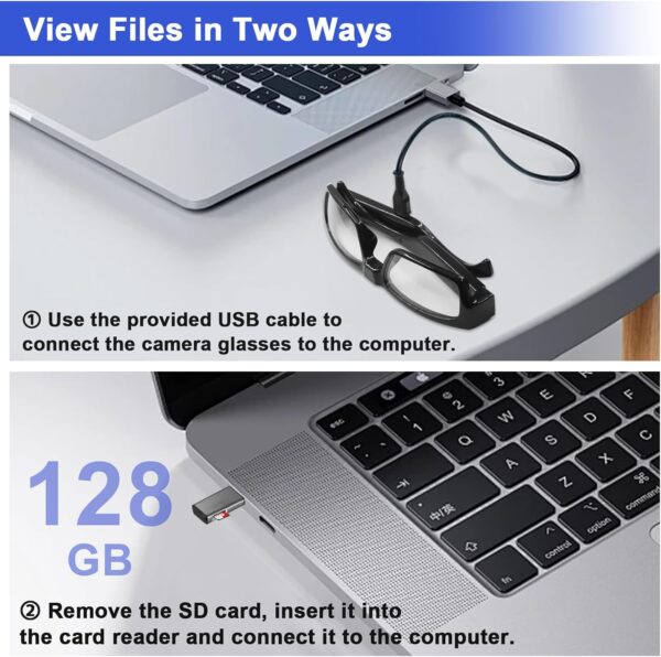HD 1080P Camera Glasses: Record Sports & Adventures Hands-Free - Image 6