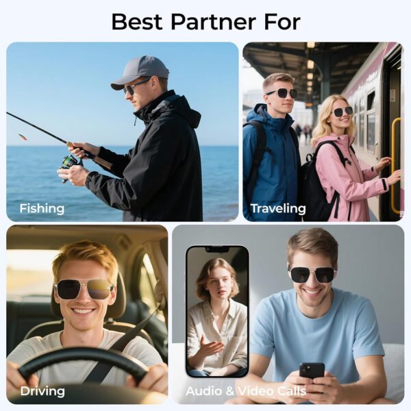 Smart AI Glasses: 100+ Languages, Bluetooth 5.4, ChatGPT - Image 6