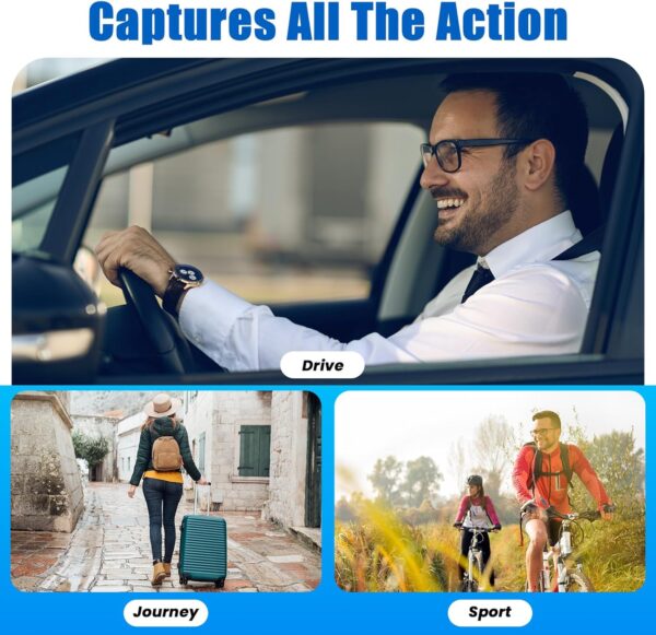 Camera Glasses HD Video Recorder - 64GB Memory, Wearable - Image 7
