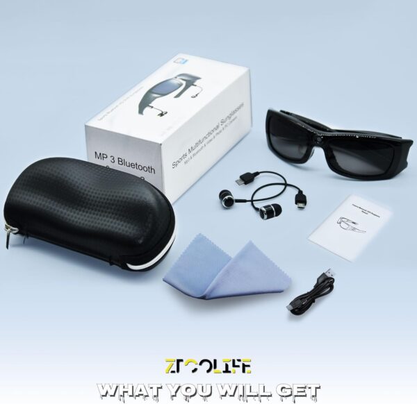 HD 1080P Video Glasses with Bluetooth: Capture Adventures Hands-Free - Image 9