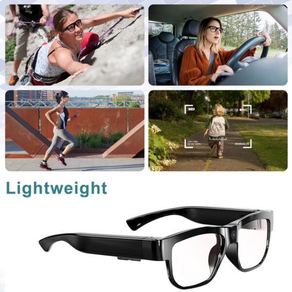 HD Video Glasses: Hands-Free 1080p Recording - Image 6