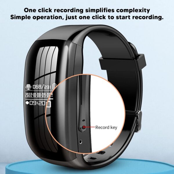 Digital Voice Recorder Watch: 360° Pickup, DSP Noise Reduction - Image 3