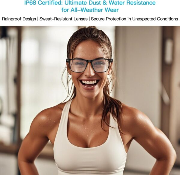Smart Glasses: Open Ear Design, IP67 Waterproof, Bluetooth 5.4 - Image 7