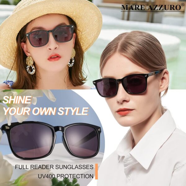 MARE AZZURO Women's Reader Sunglasses: UV400 Blue Light Protection - Image 2
