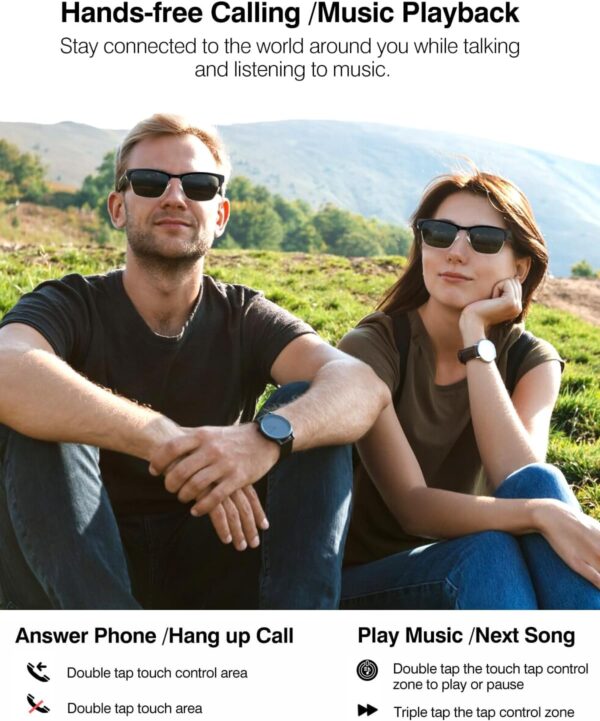 Smart Glasses, Bluetooth Glasses for Men Women with Anti-Blue Light - Image 7