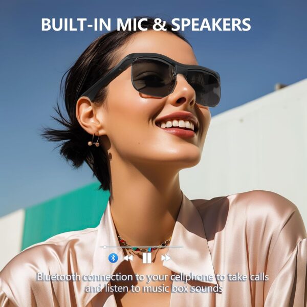 AIRMARS Photochromic Bluetooth Sunglasses: Lightweight, Smart Assistant - Image 3