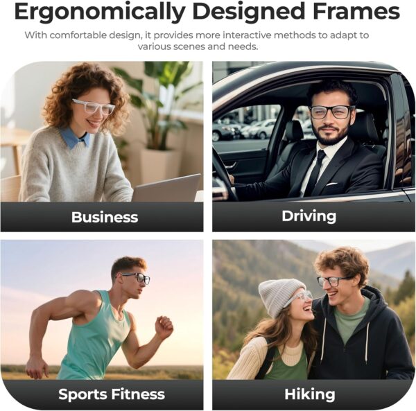 WGP Smart Glasses with AI Translation, Support 110+ Languages - Image 3