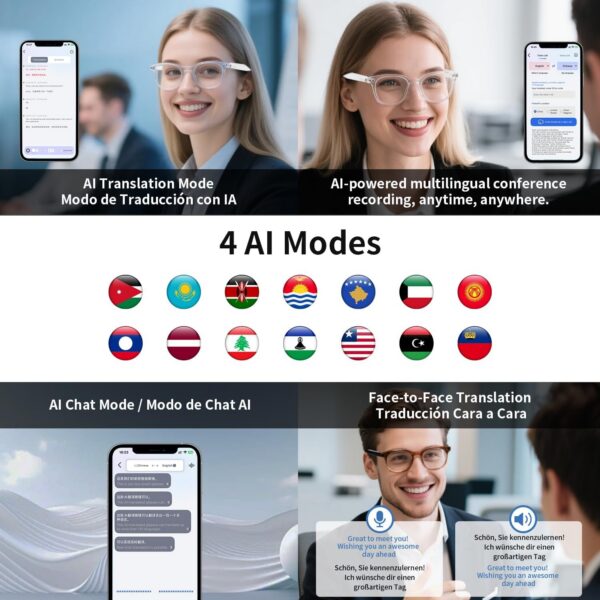 AI Smart Glasses: Multilingual Translation & Voice Commands - Image 8