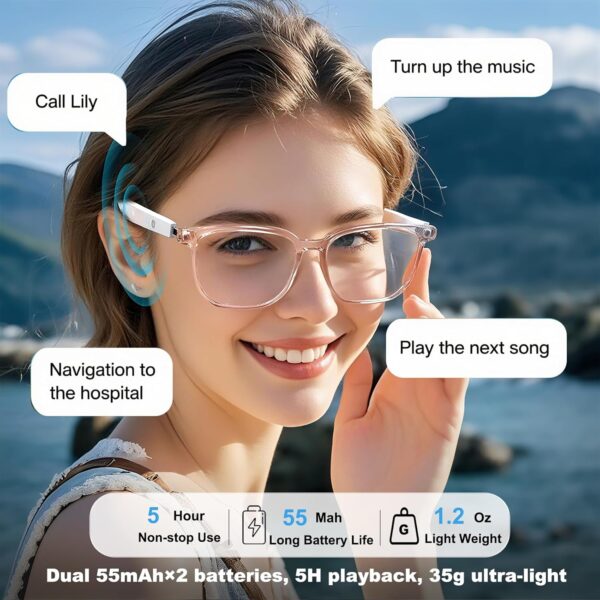 Ai Translation Glasses: 138 Languages, Color-Change Lenses, Chat GPT Support - Image 3