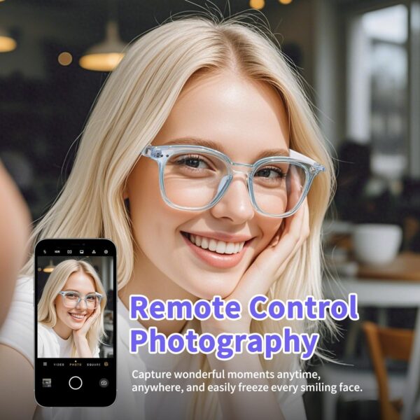Smart Glasses for Women Men, Bluetooth with Photochromic Lenses... - Image 6