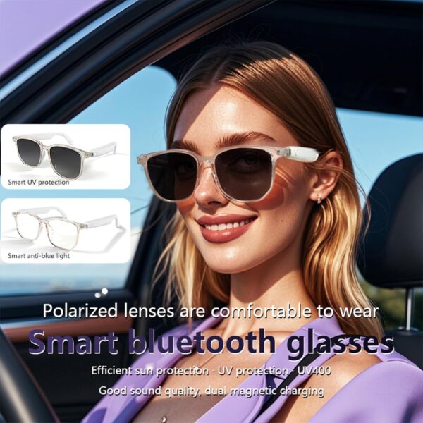 Smart Glasses: 144 Language Translation Polarized Sunglasses - Image 6