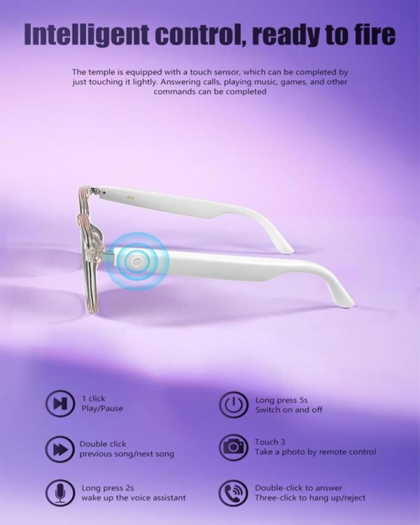 Smart Glasses: 144 Language Translation Polarized Sunglasses - Image 4