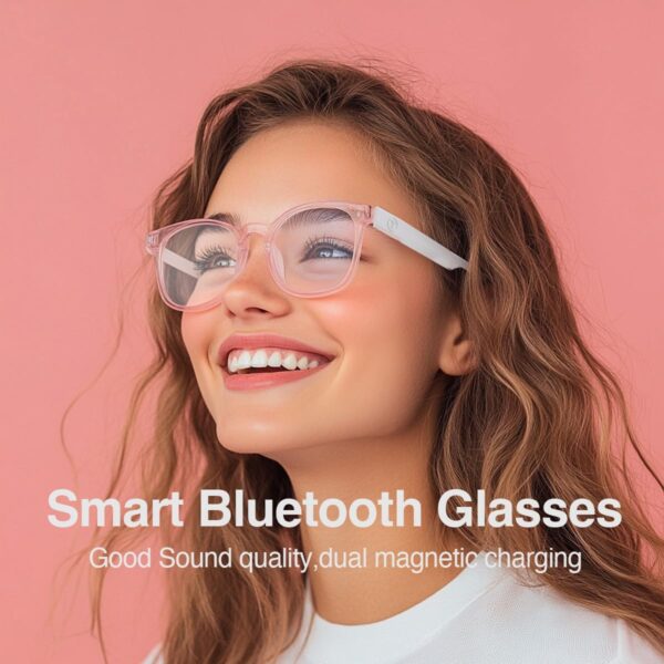 Women's Bluetooth Anti-Blue Light Smart Glasses - Music, Calls, Eye Protection - Image 2