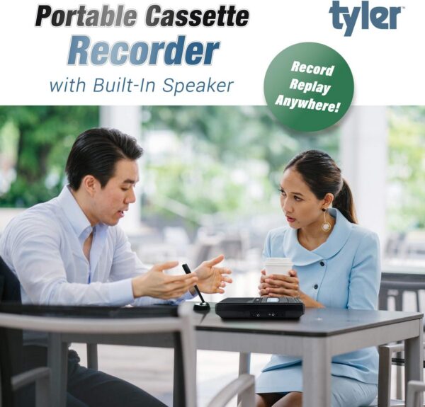 Tyler TCP-01 Retro Cassette Player: Portable, Recordable, Nostalgic - Image 7