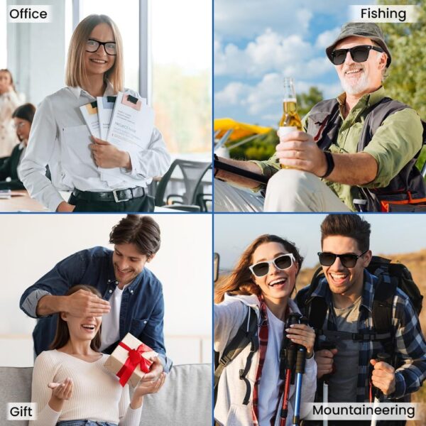 E13C Smart Bluetooth Glasses: Touch Control, Polarized Lenses - Image 2