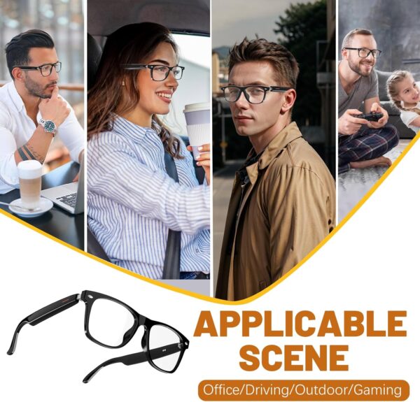 Smart Glasses Anti Blue Light Bluetooth - Audio Eyewear - Image 7