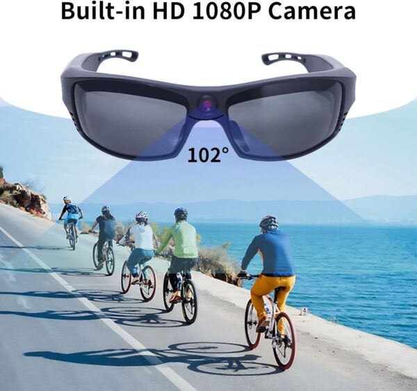HD1080P Smart Glasses: AI Translation & Bluetooth Music - Image 2