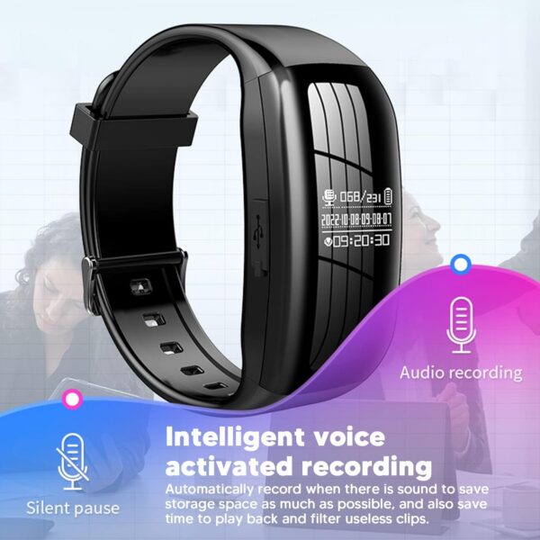 Digital Voice Recorder Watch: 360° Pickup, DSP Noise Reduction - Image 6
