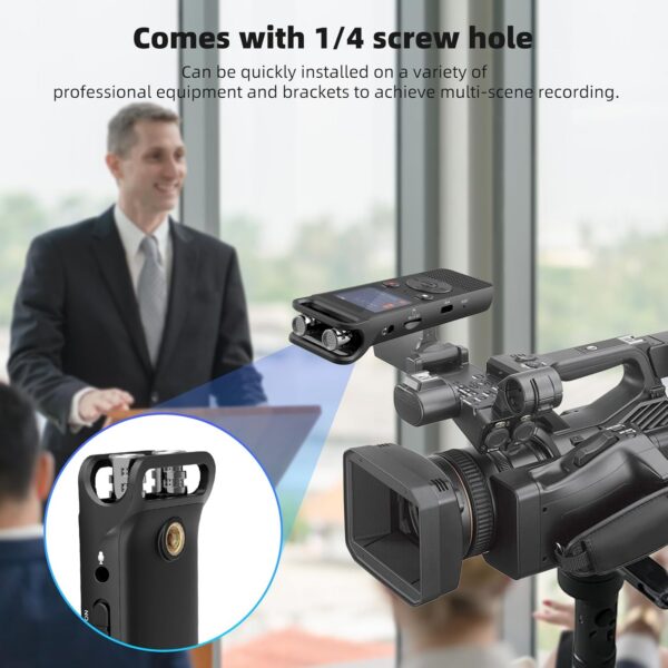 32G Voice Activated Recorder: HD 720° Surround Sound, Password Protected - Image 6
