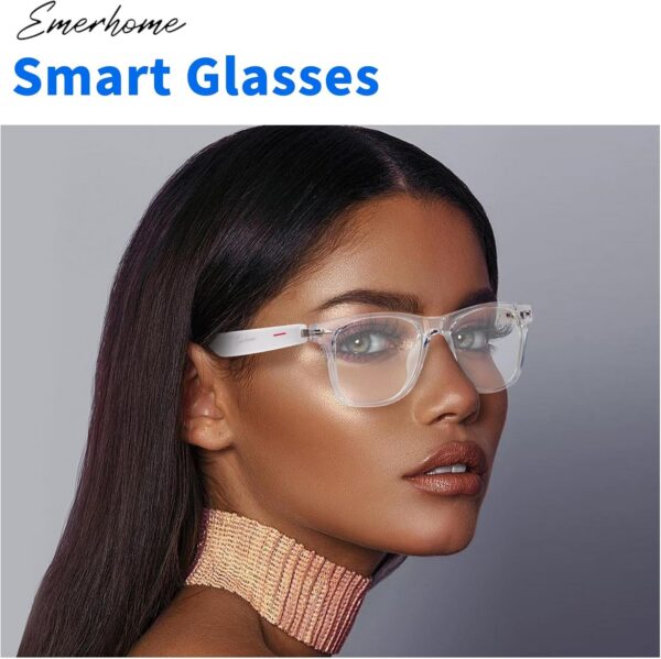 Smart Glasses with Bluetooth & Touch Control - Clear Lens Protection - Image 6