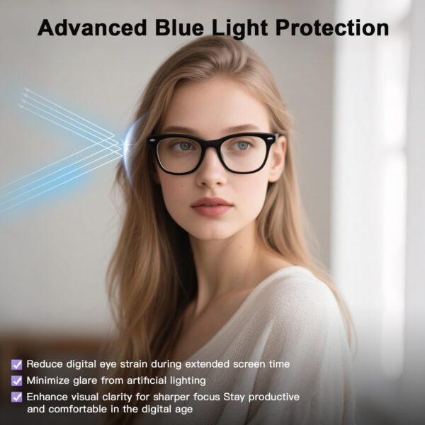 AI Translator Smart Glasses Powered by GPT, Support 160+ Languages, Black - Image 4