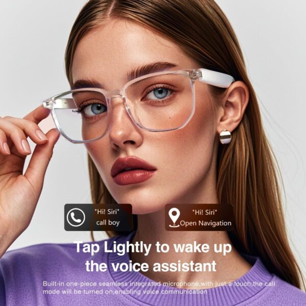 Women's Bluetooth Anti-Blue Light Smart Glasses - Music, Calls, Eye Protection - Image 5