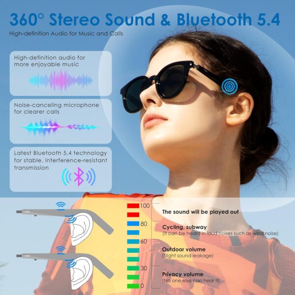 AI Smart Glasses: ChatGPT Translator, Music & Polarized Sunglasses - Image 4