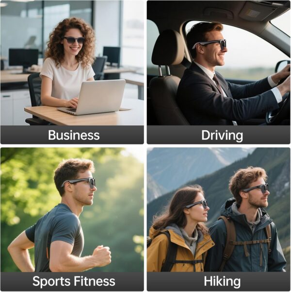 Smart Glasses AI Translator V6.0 | 150 Languages + Bluetooth 6.0 - Image 7