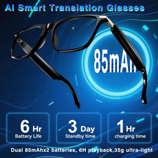 AI Translation Glasses with ChatGPT & 164+ Languages - Image 5