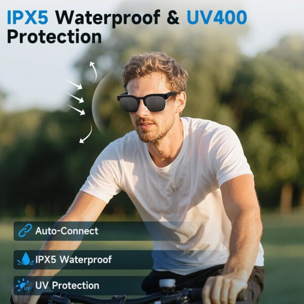 AI Translator Smart Glasses with Bluetooth Audio - A Versatile Travel Partner - Image 4