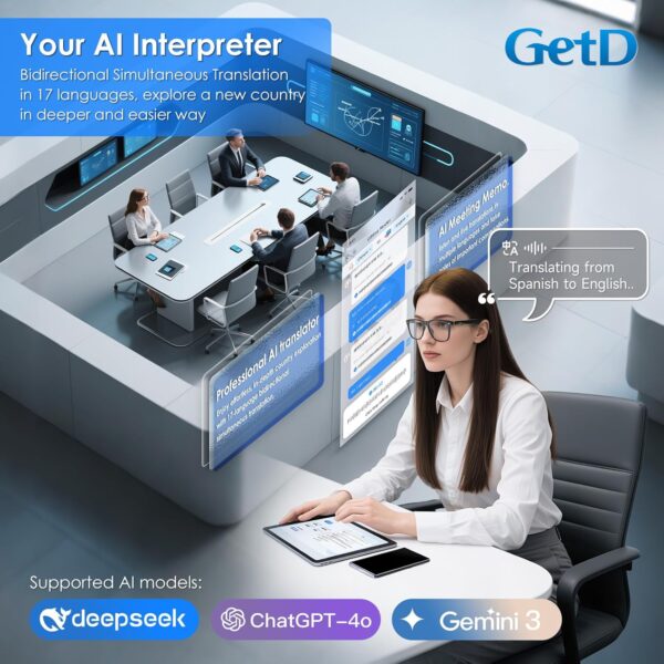 AI Smart Glasses with ChatGPT & Real-Time Translation - Image 8
