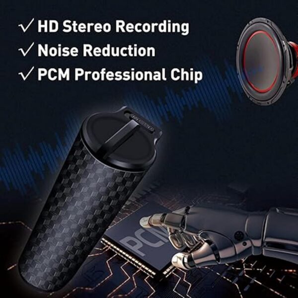 Digital Voice Recorder 64GB Audio Activated with Magnetic Playback - Image 2