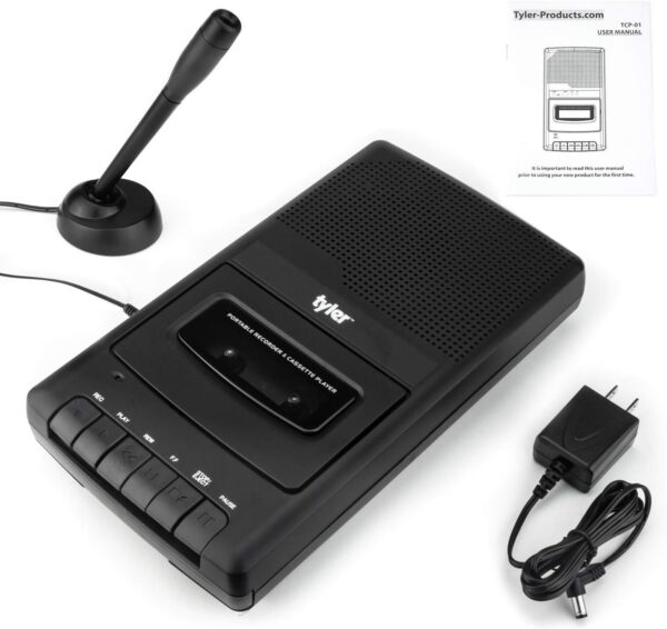 Tyler TCP-01 Retro Cassette Player: Portable, Recordable, Nostalgic - Image 3