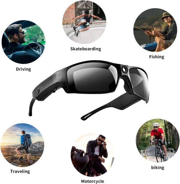 HD1080P Smart Glasses: AI Translation & Bluetooth Music - Image 8