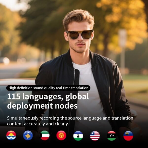 Smart AI Translator Glasses with ChatGPT Real-Time Translation - Image 3