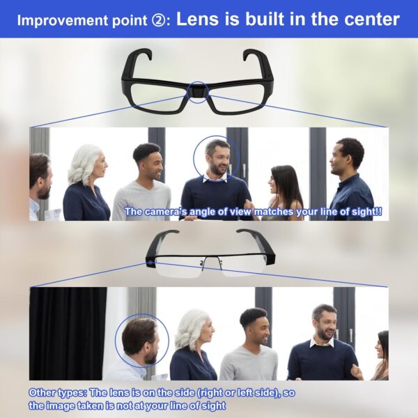 HD 1080P Camera Glasses: Record Sports & Adventures Hands-Free - Image 4