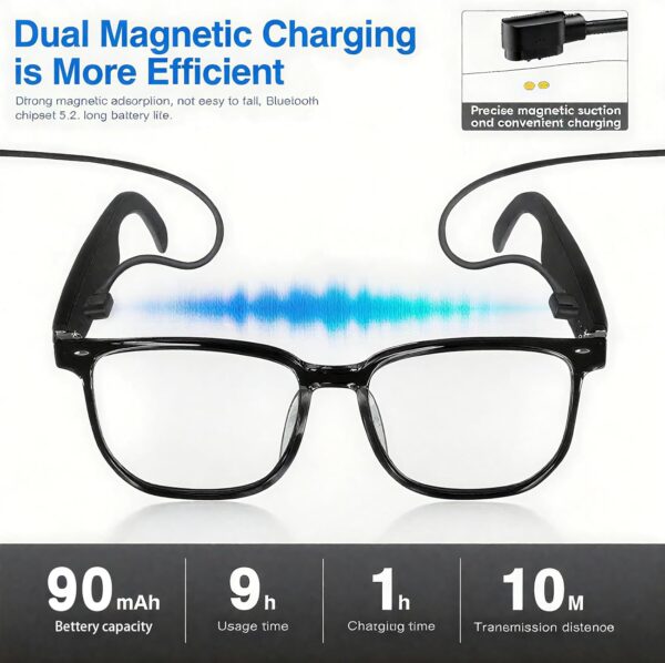 Smart Translation Glasses with ChatGPT & Bluetooth - F6in - Image 6