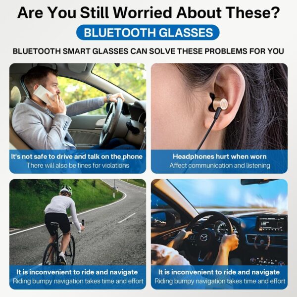 Smart Bluetooth Glasses with Color-Change AI & UV Protection - Image 5