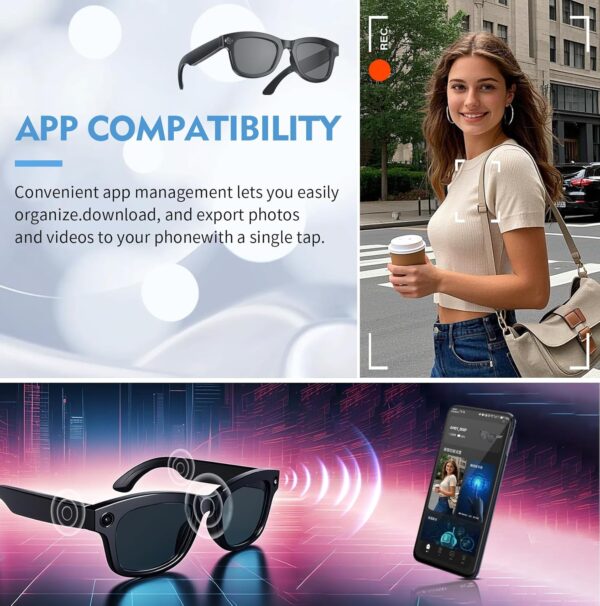AI Smart Glasses with ChatGPT & 500W Camera: Real-time Translation & Video - Image 6