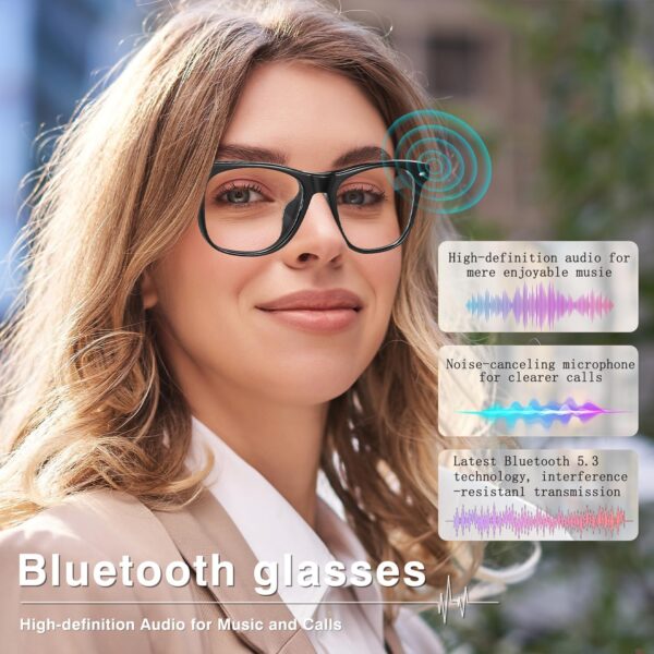 DUCO AI Translation Smart Glasses: 160 Languages, 50hr Battery - Image 3