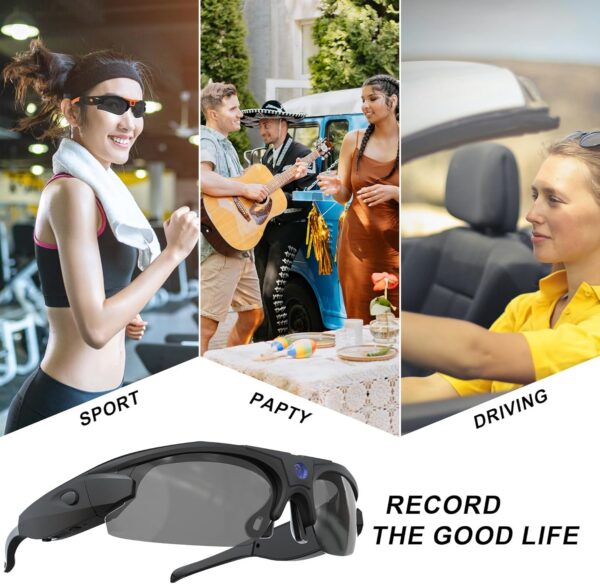 WiFi Camera Sunglasses: 4K Video with UV Protection - Image 6