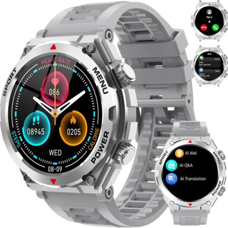 Military Smart Watch for Men: 1.52 HD Call-Enabled Fitness Tracker