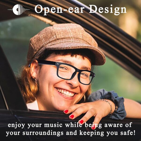 Smart Glasses with Bluetooth 5.3: Blue Light Filtering & Open-Ear Sound - Image 5