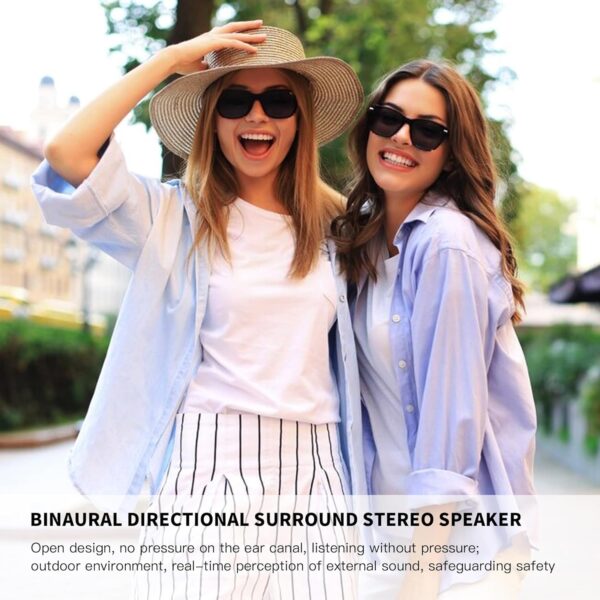 Smart Bluetooth Glasses with Open Ear Speakers & Voice Control - Image 4
